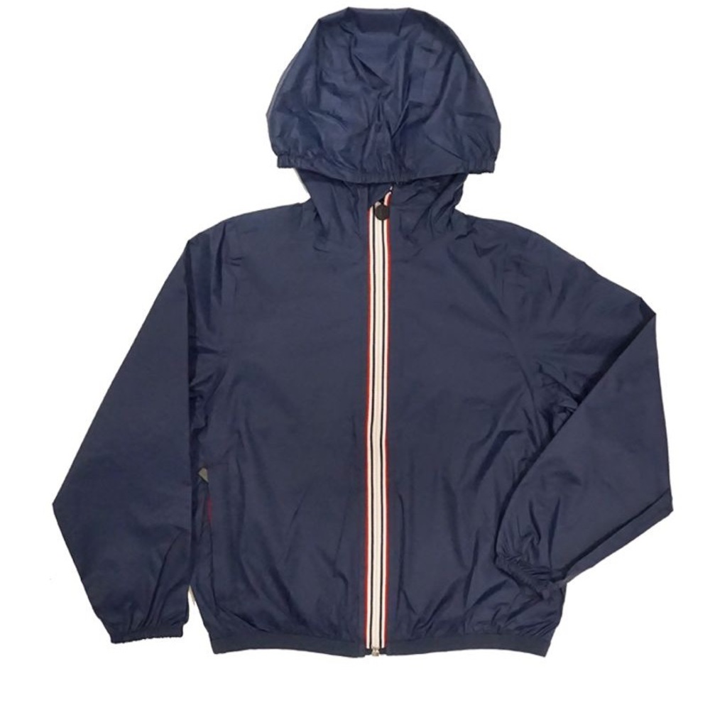 NWT Peekaboo PK Beans Kids Navy Break Free Nylon Packable Windbreaker Jacket L